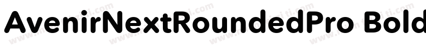 AvenirNextRoundedPro BoldIt字体转换